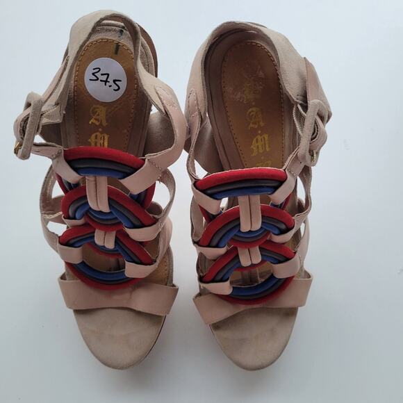 L.A.M.B. Zed Heeled Sandal 7.5 - Picture 2 of 7